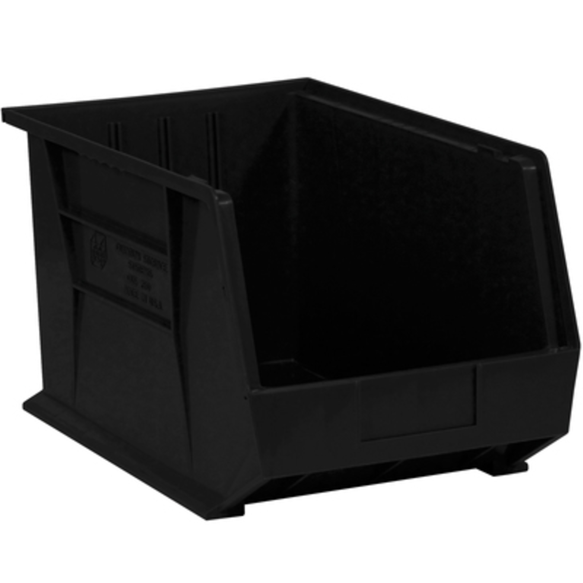 18 x 11 x 10in. Black Plastic Stack HBB 4/CS, Height 10 in, Width 11 in, Bins Included (qty.) 4 Model# BINP1811K